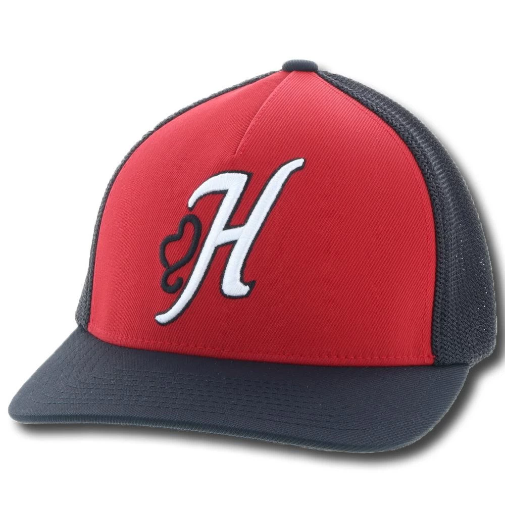 HOOey "Skipper" Red/Black Hat