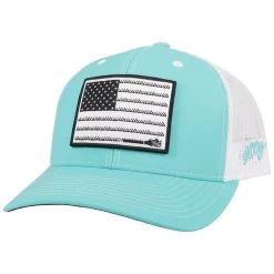 HOOey "Liberty Roper" Turquoise/White Hat