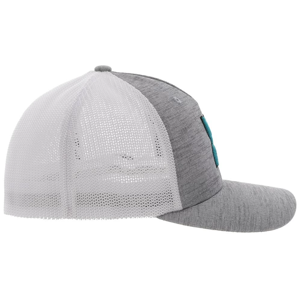 HOOey "Golf" Grey/White Flexfit Hat - Image 3