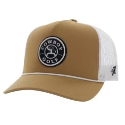 HOOey "Cowboy Golf" Tan/White Hat