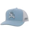 HOOey Youth "Cowboy Golf" Light Blue/White Hat