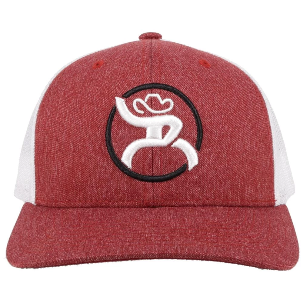 HOOey "Strap" Red/White Hat - Image 3