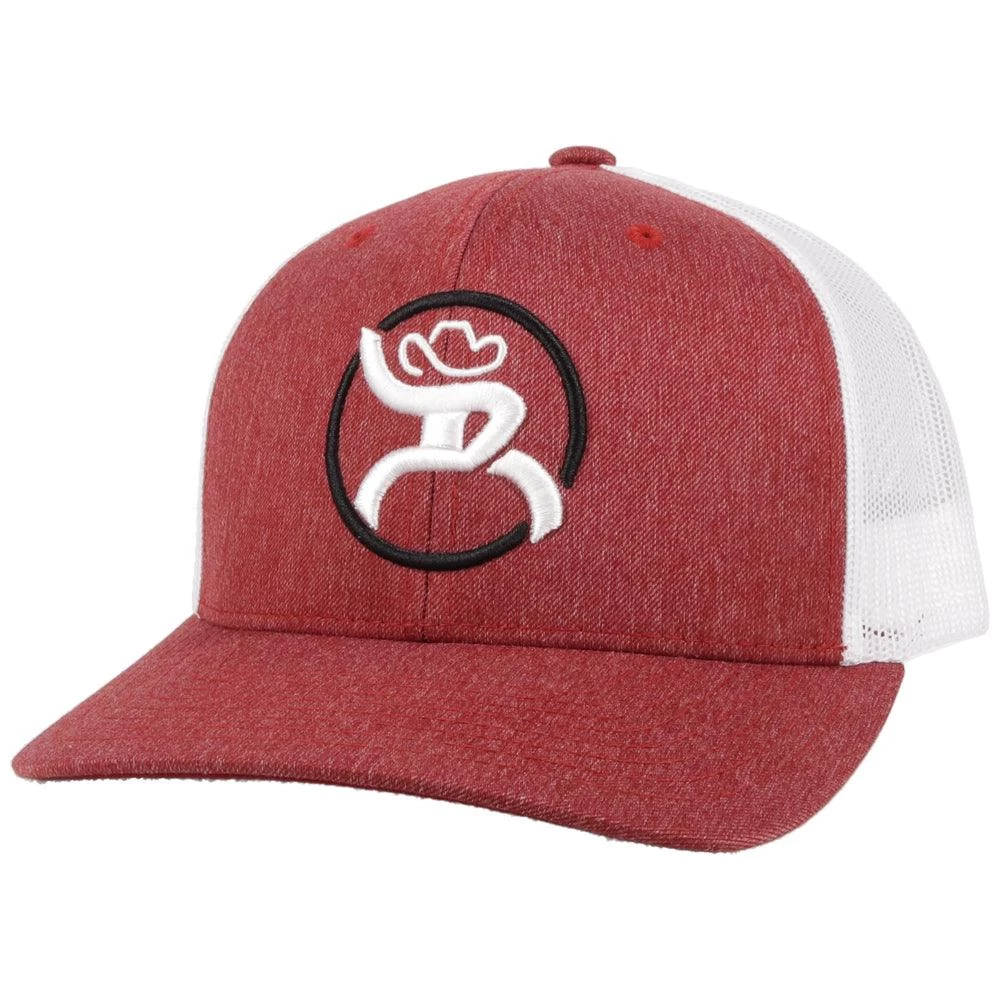 HOOey "Strap" Red/White Hat