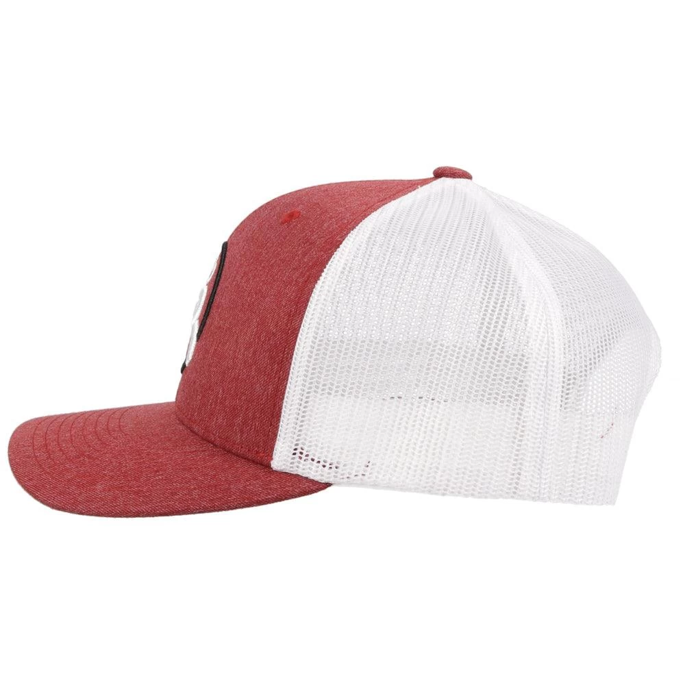 HOOey "Strap" Red/White Hat - Image 4