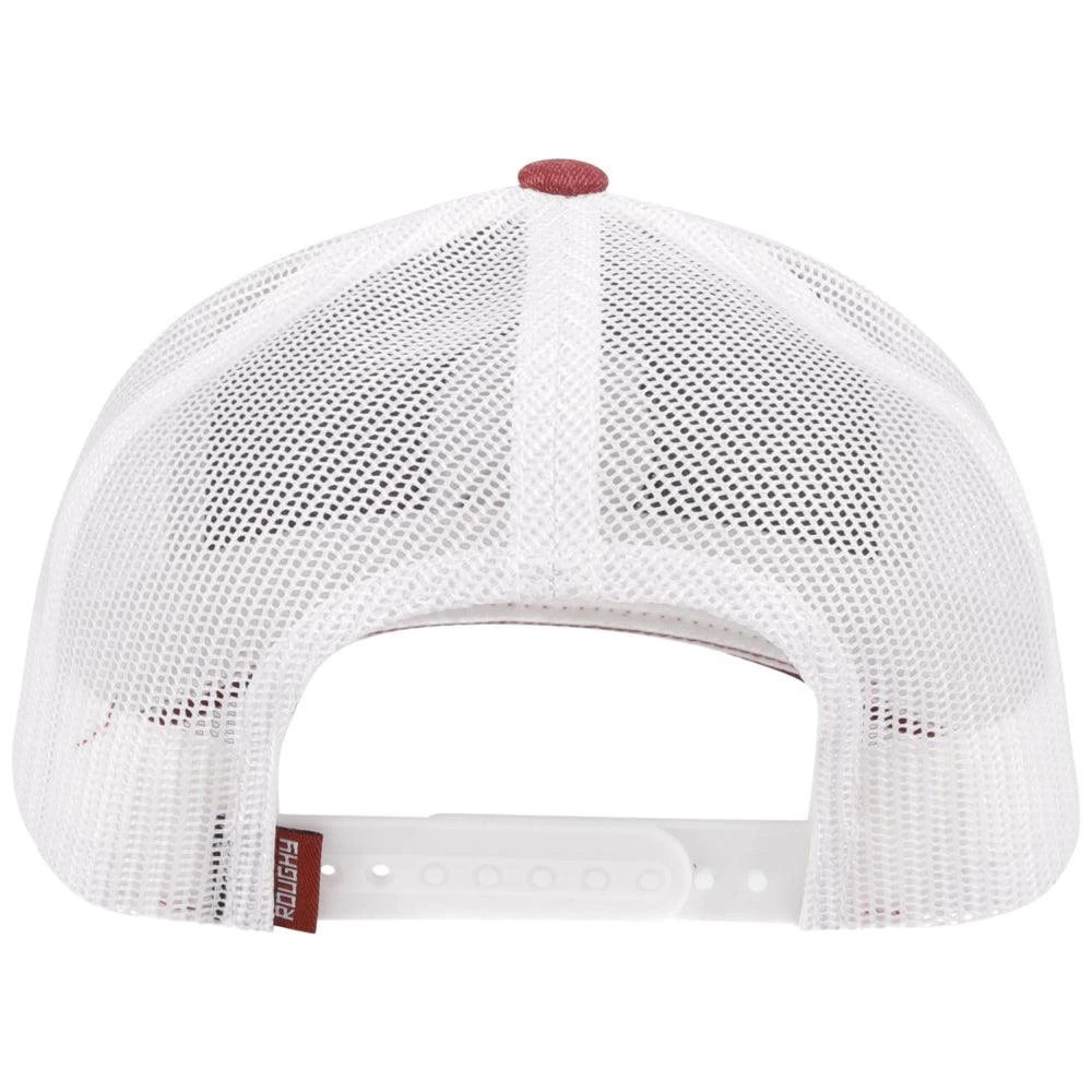 HOOey "Strap" Red/White Hat - Image 2