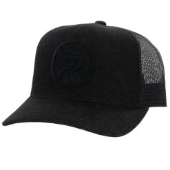 HOOey "Strap" Roughy Black Hat