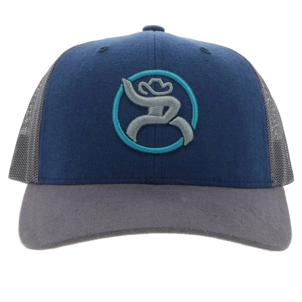 HOOey Youth Hat "Strap" Roughy Blue/Grey - Image 5
