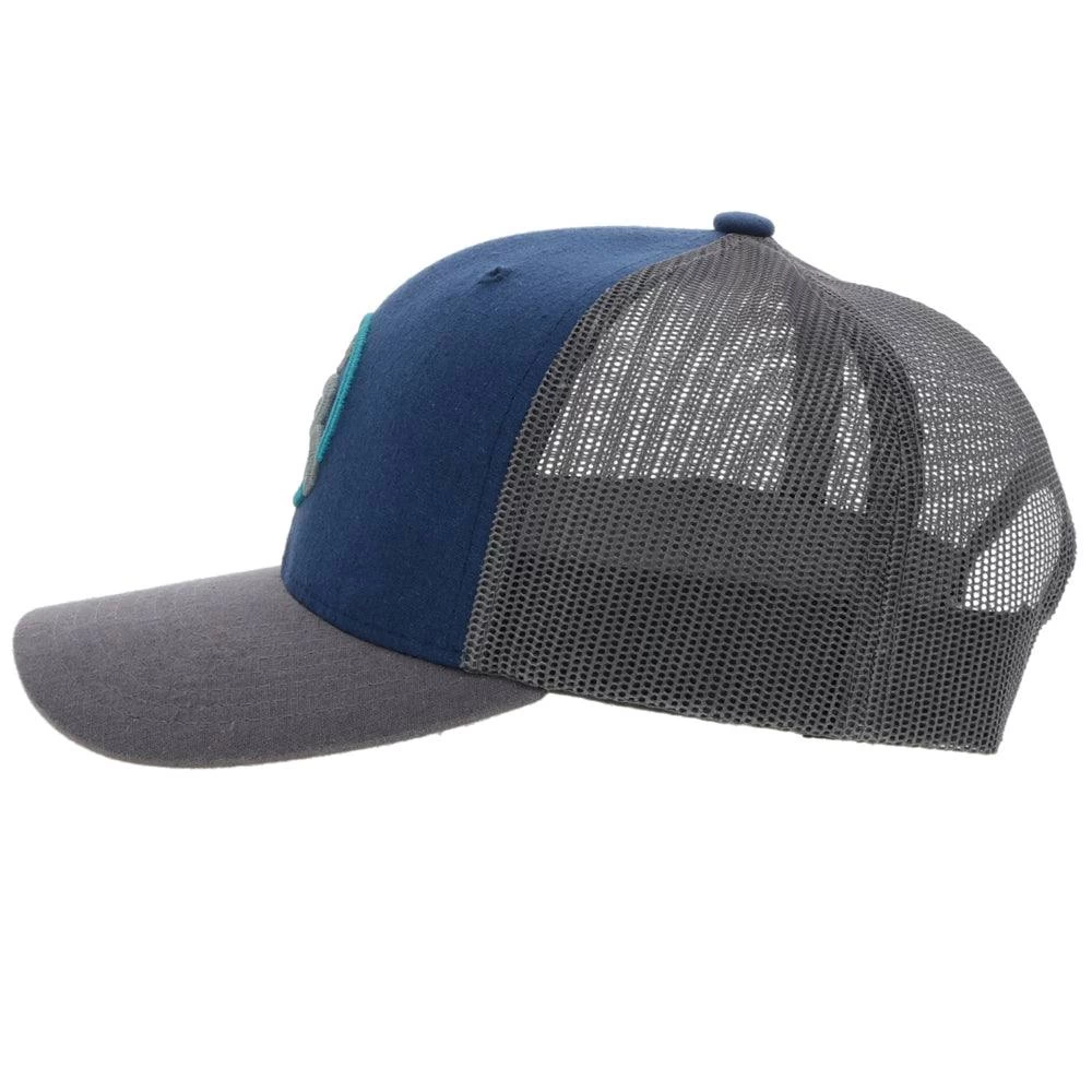 HOOey Youth Hat "Strap" Roughy Blue/Grey - Image 4