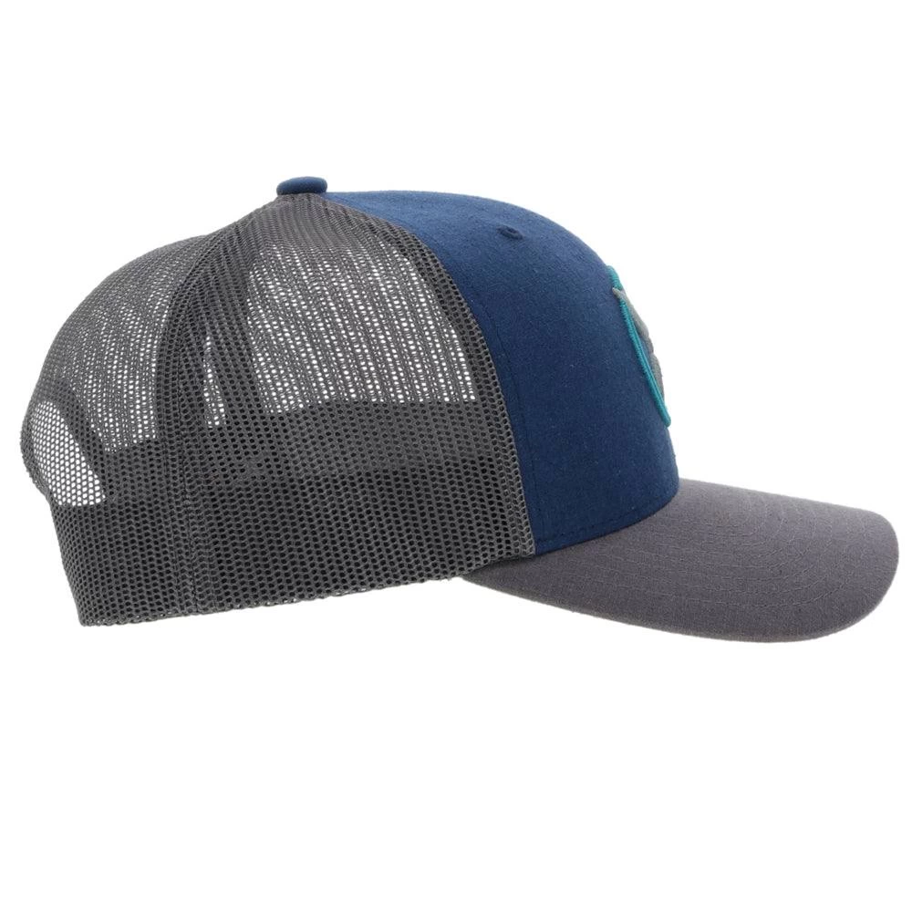 HOOey Youth Hat "Strap" Roughy Blue/Grey - Image 3