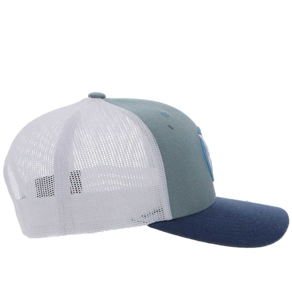 HOOey "Strap" Roughy Light Blue/White Hat - Image 3