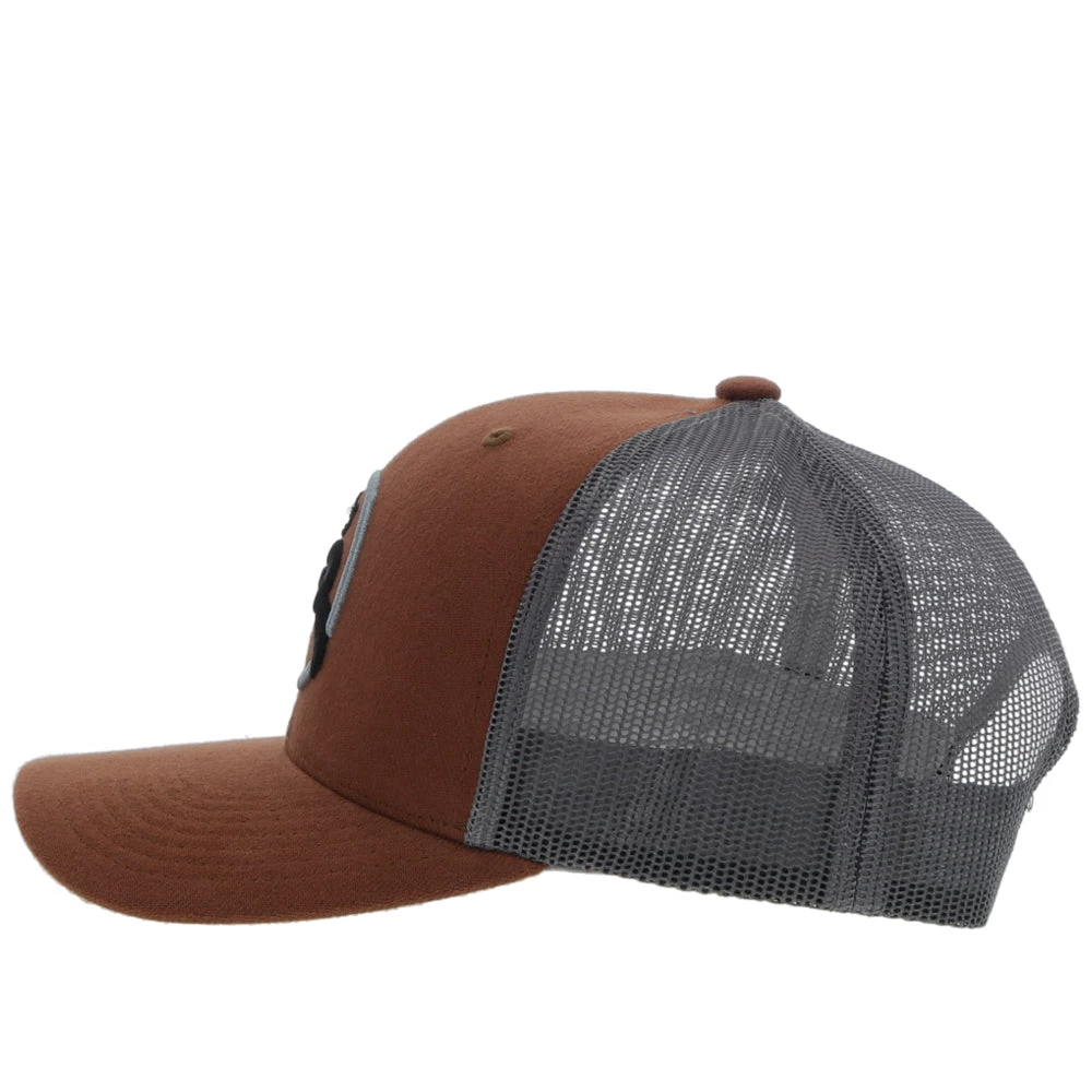 HOOey "Strap" Roughy Orange/Grey Hat - Image 3