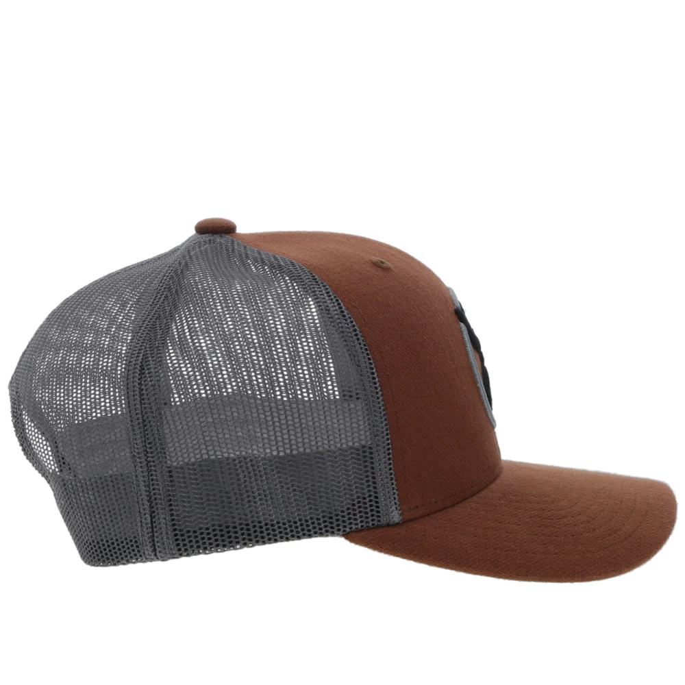 HOOey "Strap" Roughy Orange/Grey Hat - Image 4