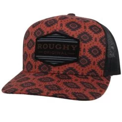 HOOey "Tribe" Roughy Print/Black Hat