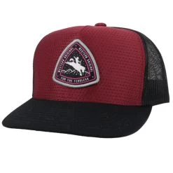 HOOey "Summit" Maroon/Black Hat