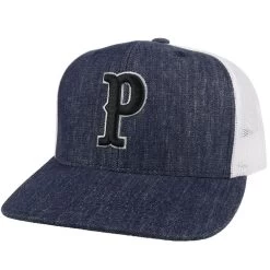 HOOey "Punchy" Hat, Navy/White