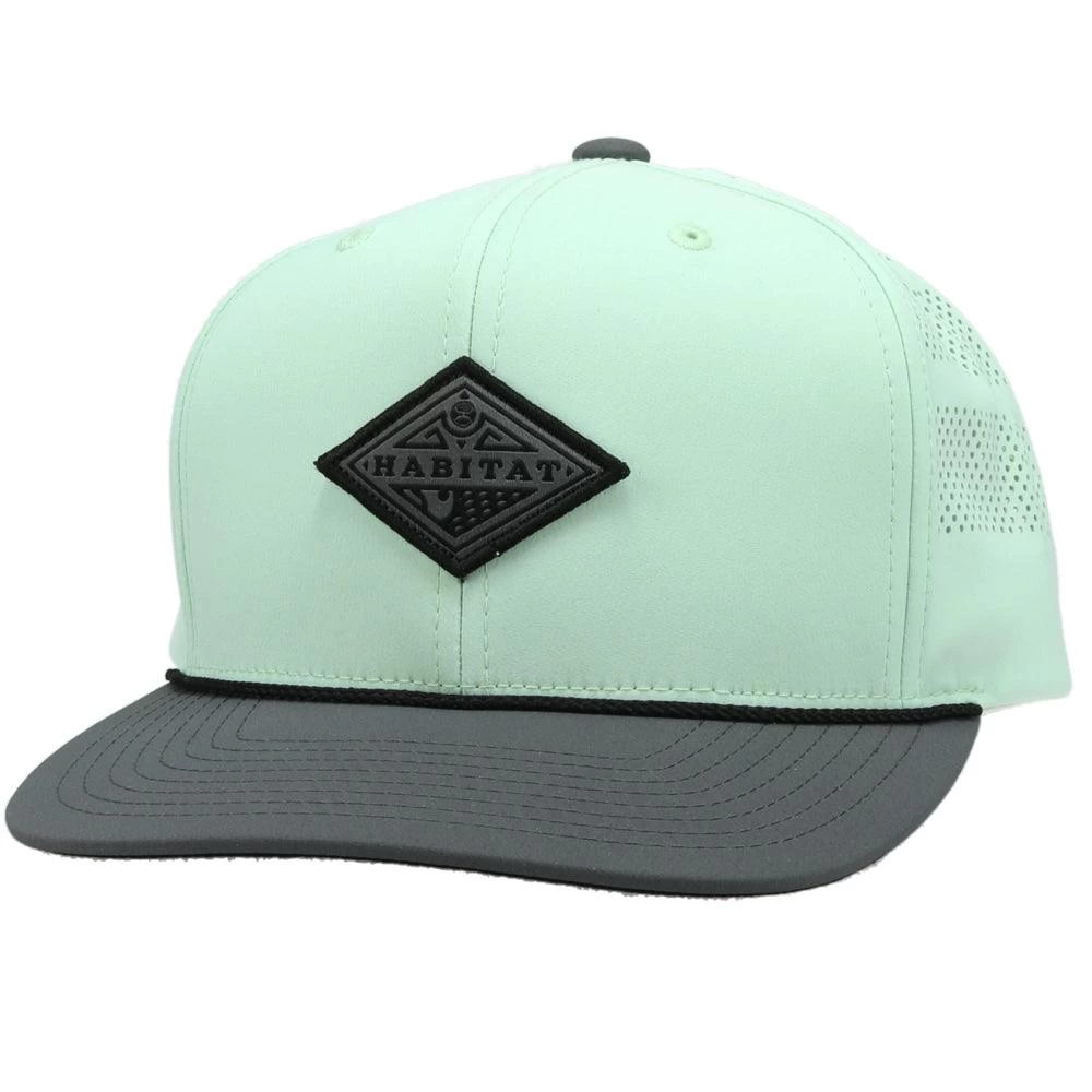 HOOey "Graphite" Teal Hat