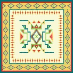 HOOey "Beaded Star" Satin Wild Rag