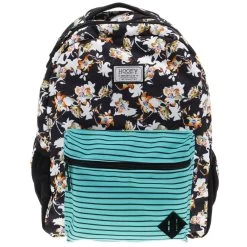 "Recess" Black/ White Floral Pattern Hooey Backpack
