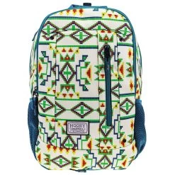 "Rockstar" Cream/Teal W/Breaded Pattern Hooey Backpack
