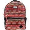"Recess" Hooey Backpack Red/Tan/Black W/Black/Tan Accents