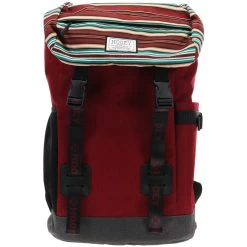 "Topper" Hooey Backpack Maroon W/Serape Pattern W/Black Accents