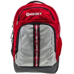"Ox" Hooey Backpack Burgundy W/Grey/black