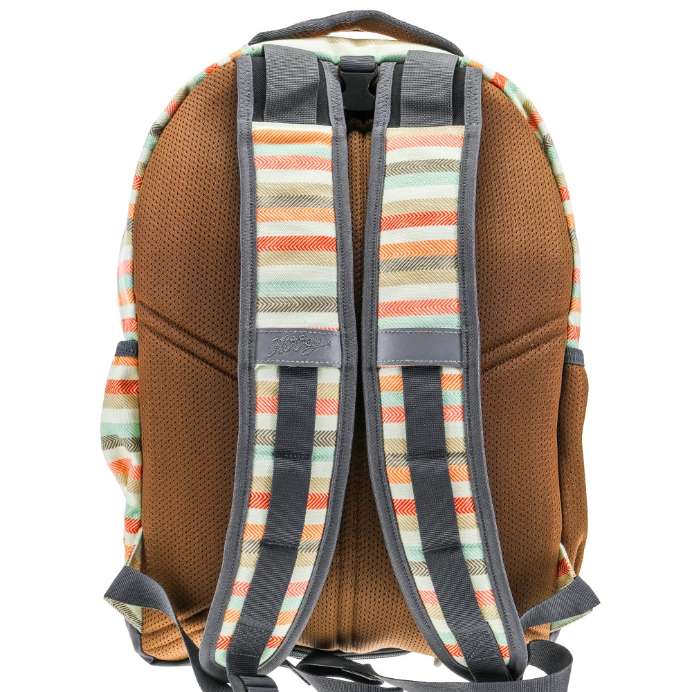 "Ox" Hooey Backpack Cream/Tan Stripe W/Tan - Image 2