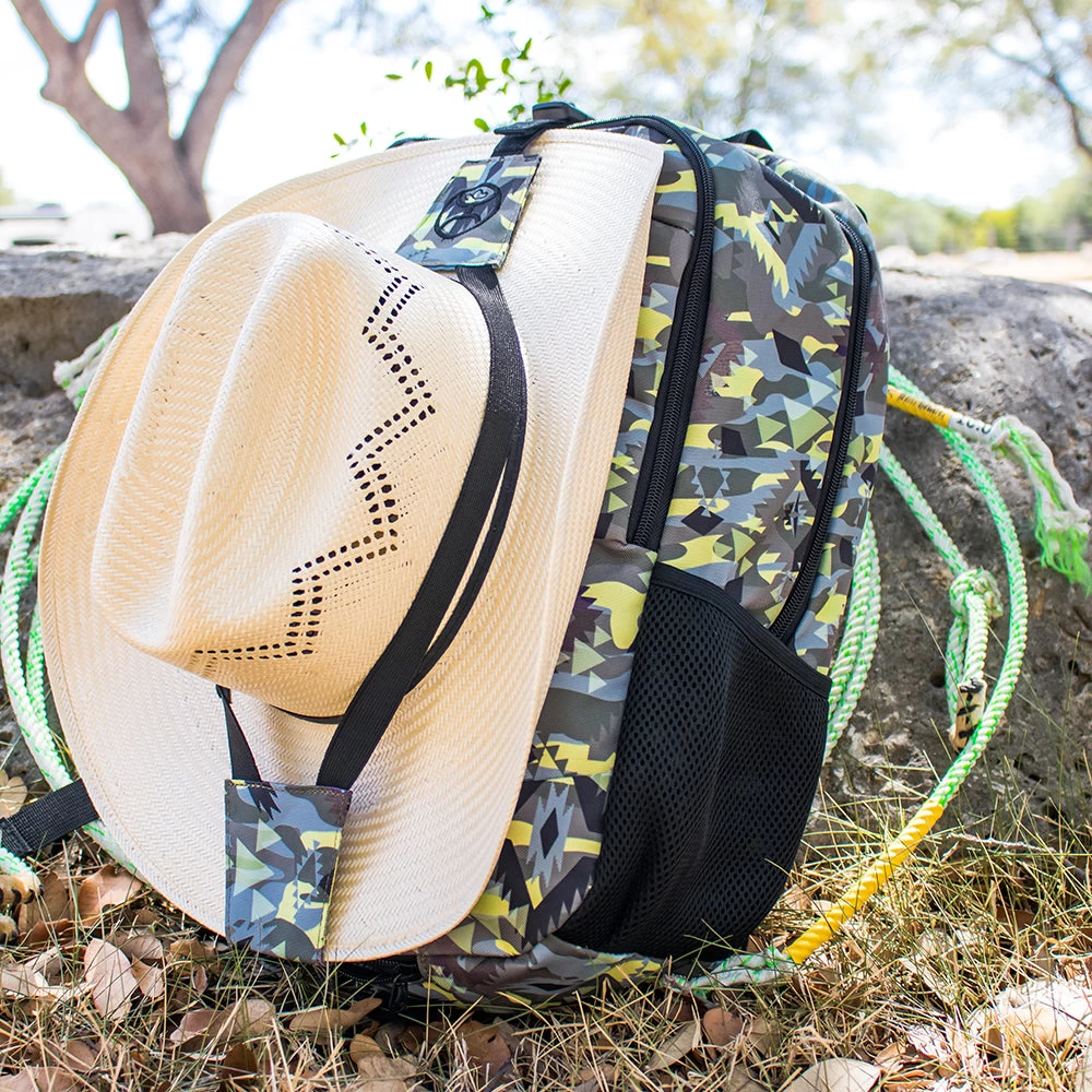 "Rockstar" Hooey Backpack Camo W/Black - Image 3