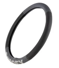 HOOey Grey/Black Steering Wheel Cover