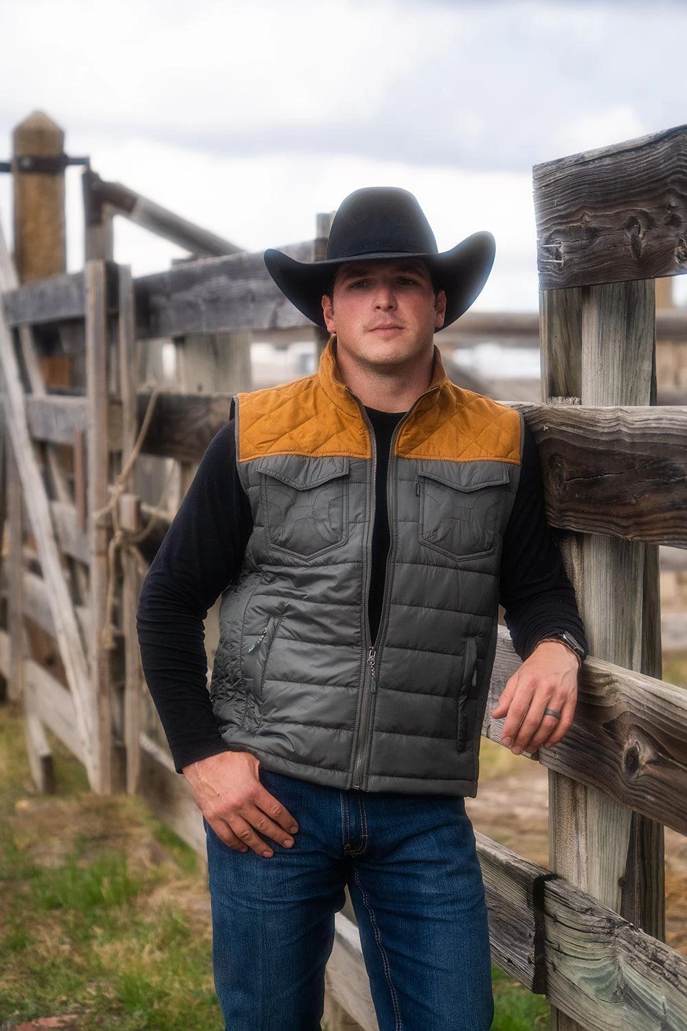 "Hooey Packable Vest" Green - Image 4