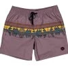 HOOey Youth "The Bigwake" Maroon Board Shorts