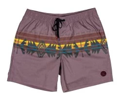 HOOey Youth "The Bigwake" Maroon Board Shorts