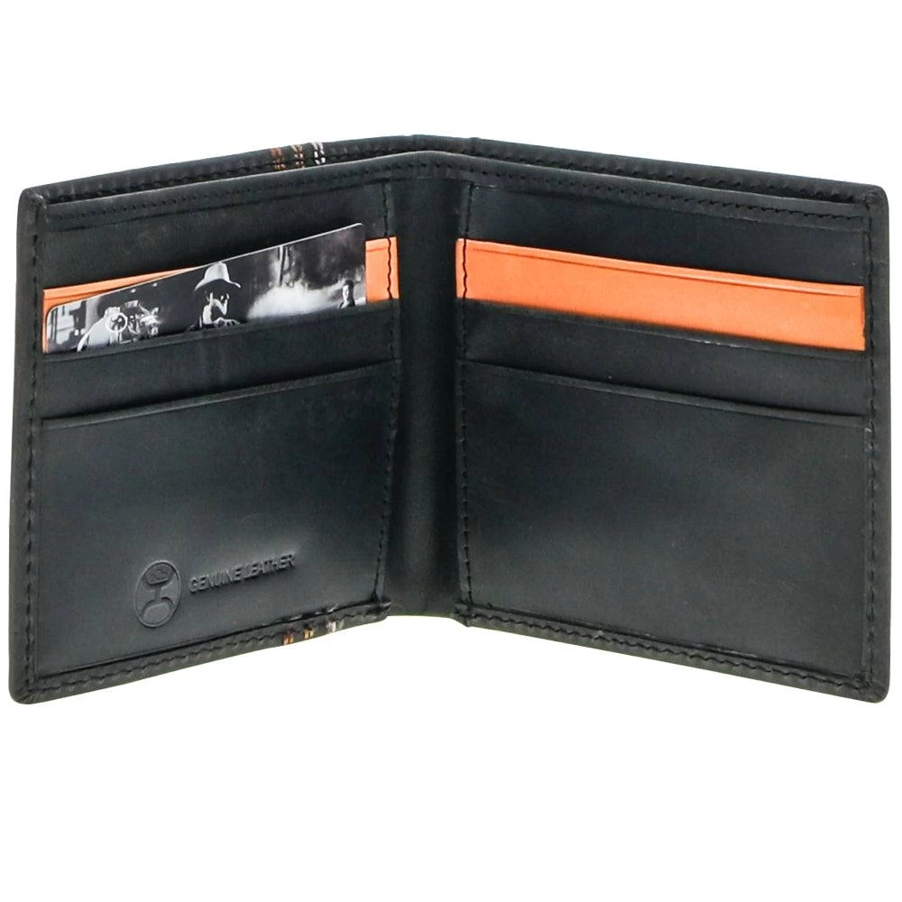 "Ranger" Bifold Hooey Wallet Embroidered Black Leather - Image 2