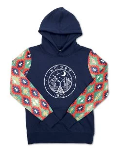 HOOey Youth "PONDEROSA" Navy/Aztec Hoody