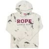 HOOey Youth "Rope Like Girl White Marble Hoody"