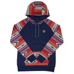 HOOey "Taos" Heather Navy Hoody