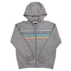 HOOey "Horizon" Heather Grey Full Zip Hoody