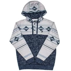 HOOey "Jimmy" Aztec/Navy Hoody