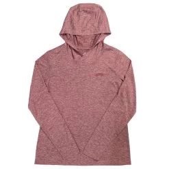 HOOey "Easy Breezy" Heather Maroon Hoody