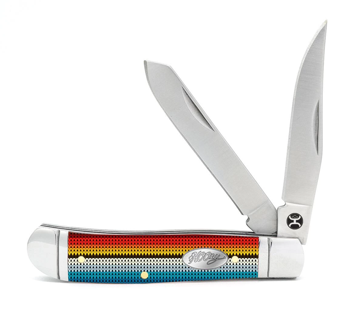 HOOey "Tijuana Multi Color Trapper" Knife, Large