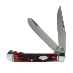 HOOey "Jig Bone" Trapper Knife Caramel