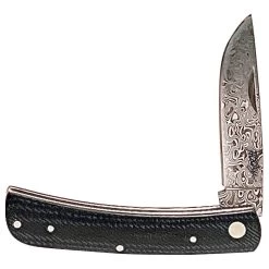 HOOey "Denim Damascus" Bronc Buster Knife