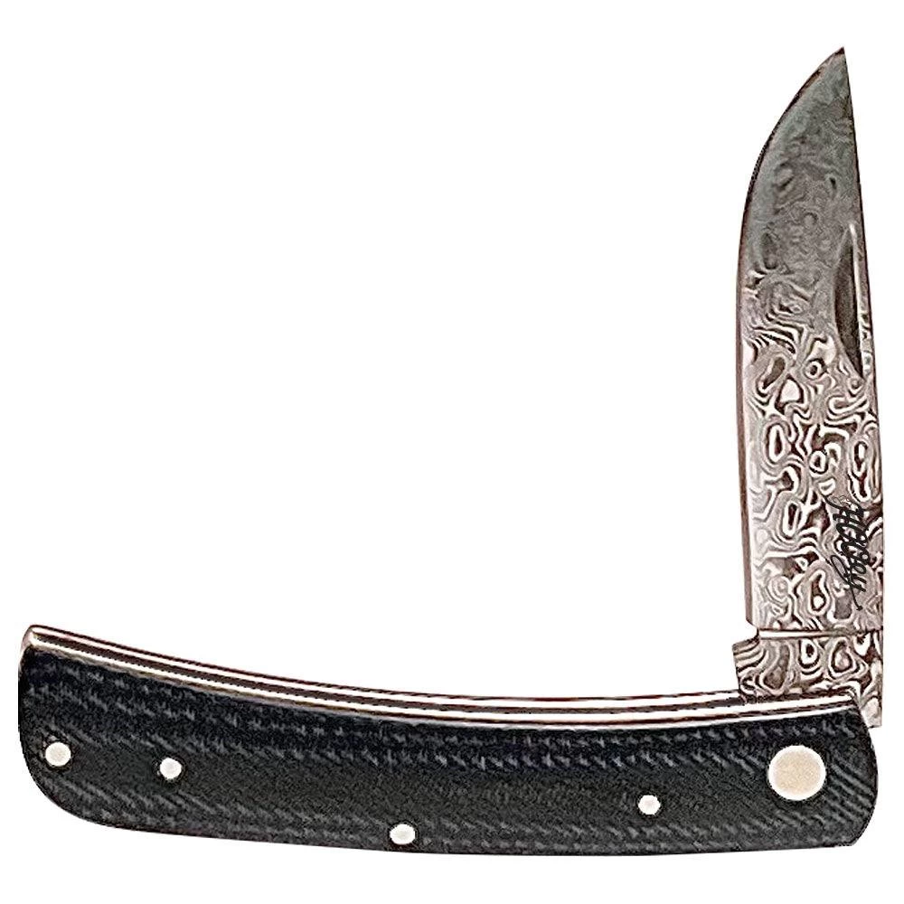 HOOey "Denim Damascus" Bronc Buster Knife