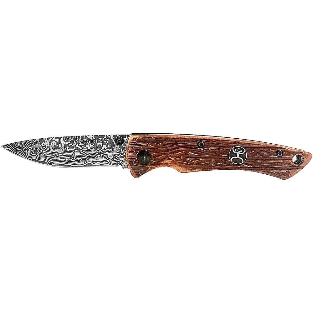 HOOey Caramel Jigged Bone Knife