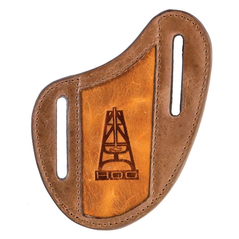 HOOey "HOG" Pancake Knife Sheath Tan/Brown