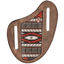 HOOey "Nomad" Pancake Knife Sheath Brown/Aztec