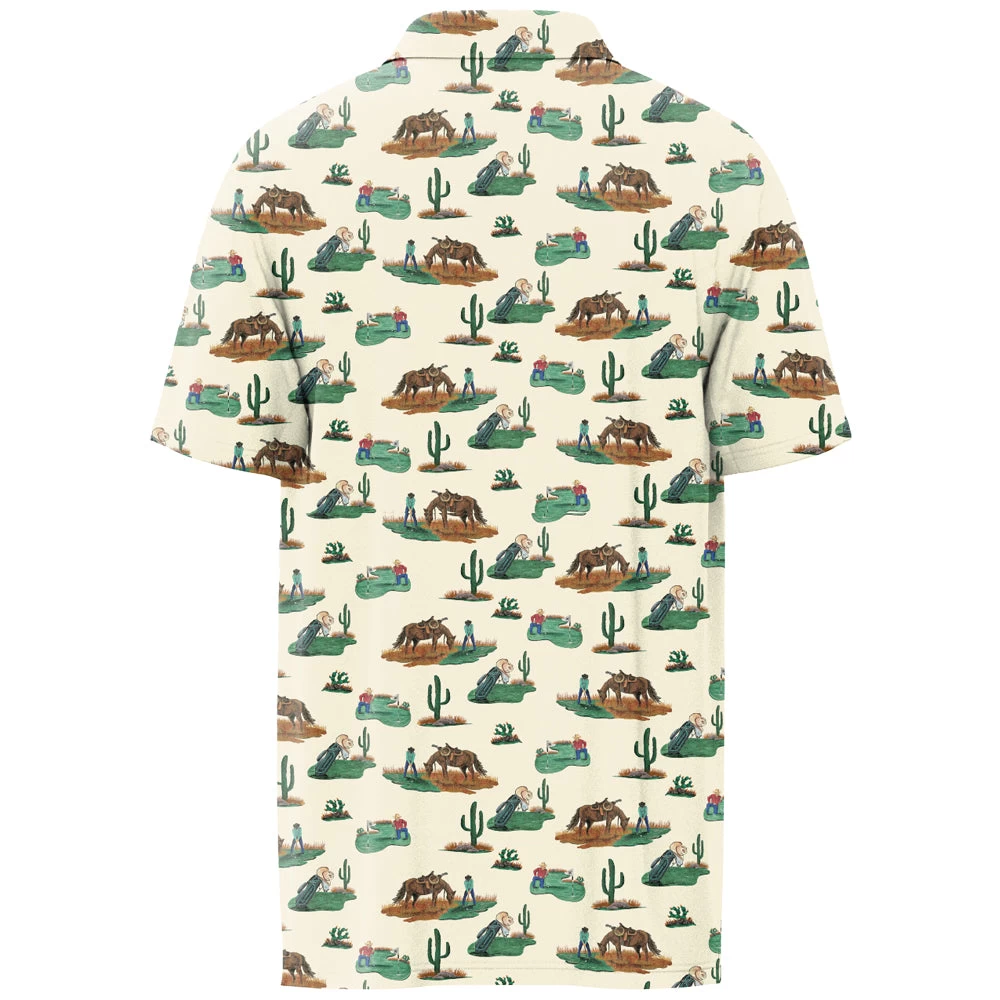 HOOey "The Weekender" Cream /Green Polo - Image 2