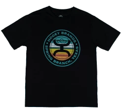 HOOey "Sunset Guadalupe" Black T-Shirt