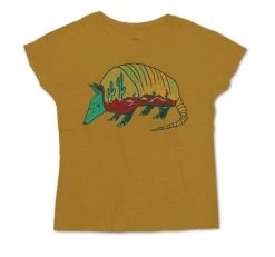 HOOey "Desert 'Dillo" Mustard Tee