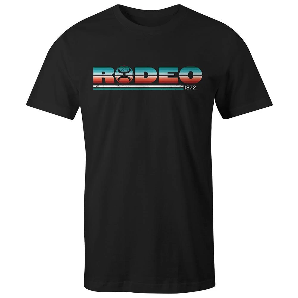 HOOey Youth "Rodeo" Black T-shirt W/Serape